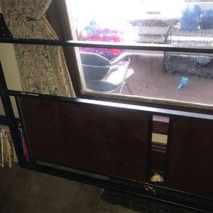 King size bed head frame